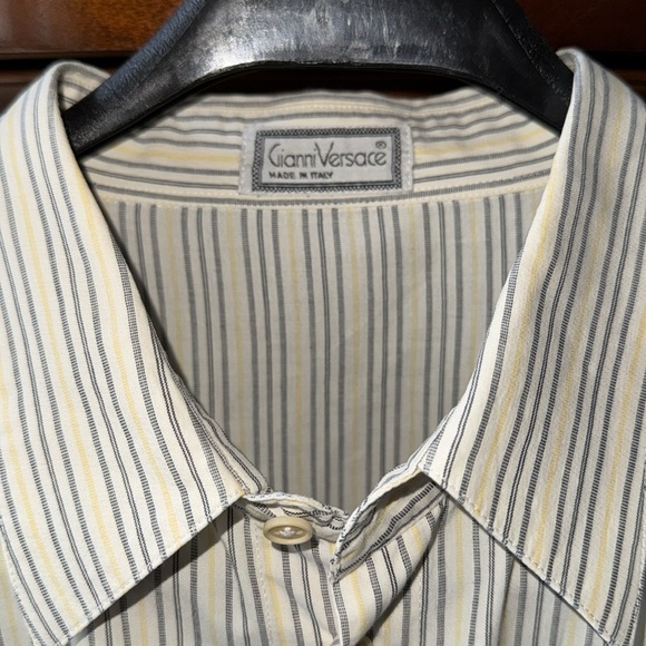 Vintage Gianni Versace dress shirt made in Italy size IT 52 - Picture 2 of 11